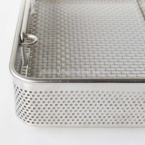 Medical Disinfection Basket Stainless Steel Medical Disinfection Basket Manufactory